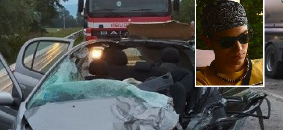 Morto a 3 giorni dal terribile frontale contro un camion: il 26enne Leonardo Niero si è spento in ospedale